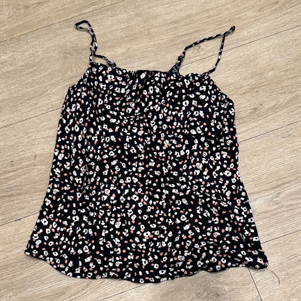 URBAN Romantics Black Floral Camisole